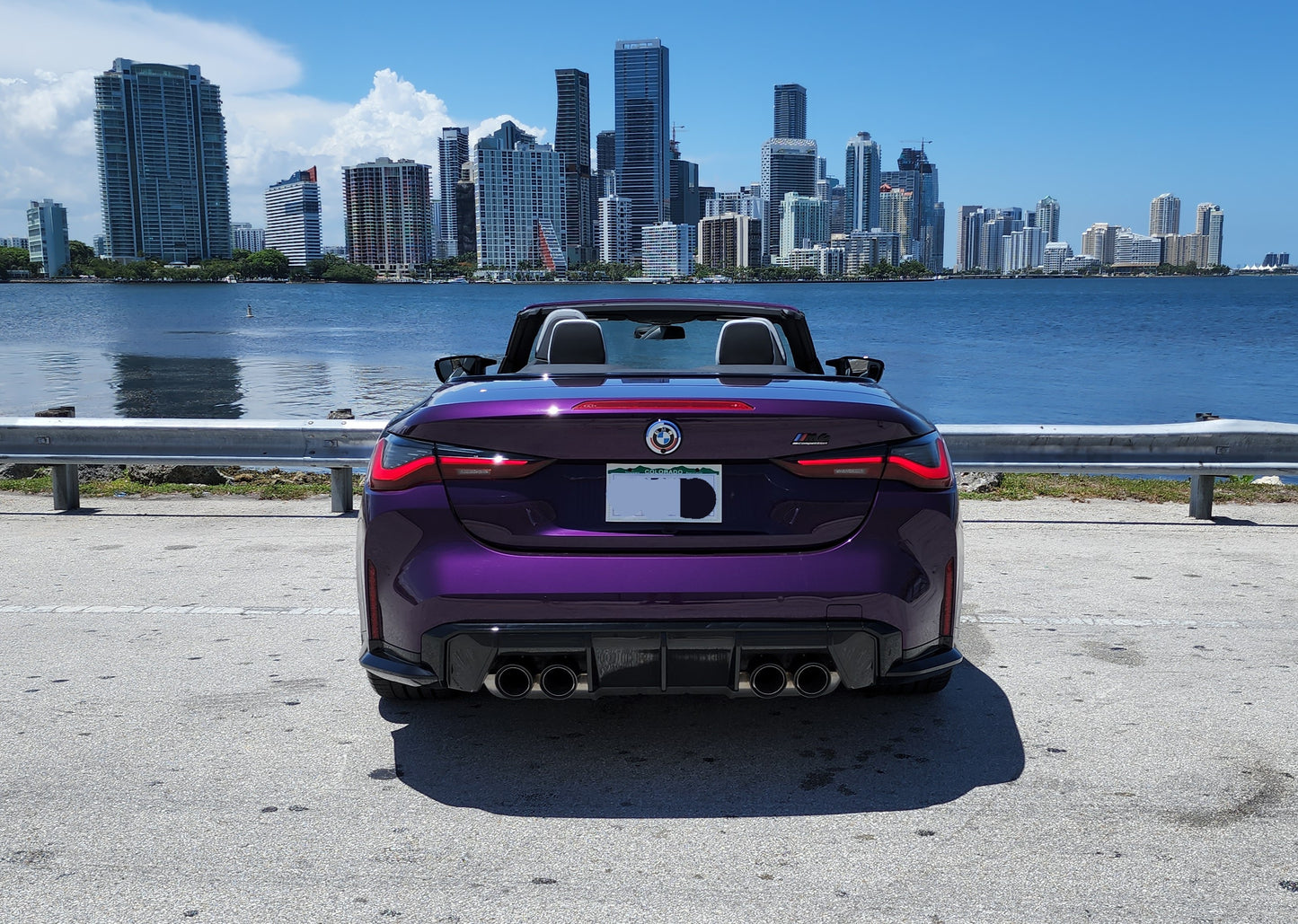 2022 BMW M4 Convertible - Purple