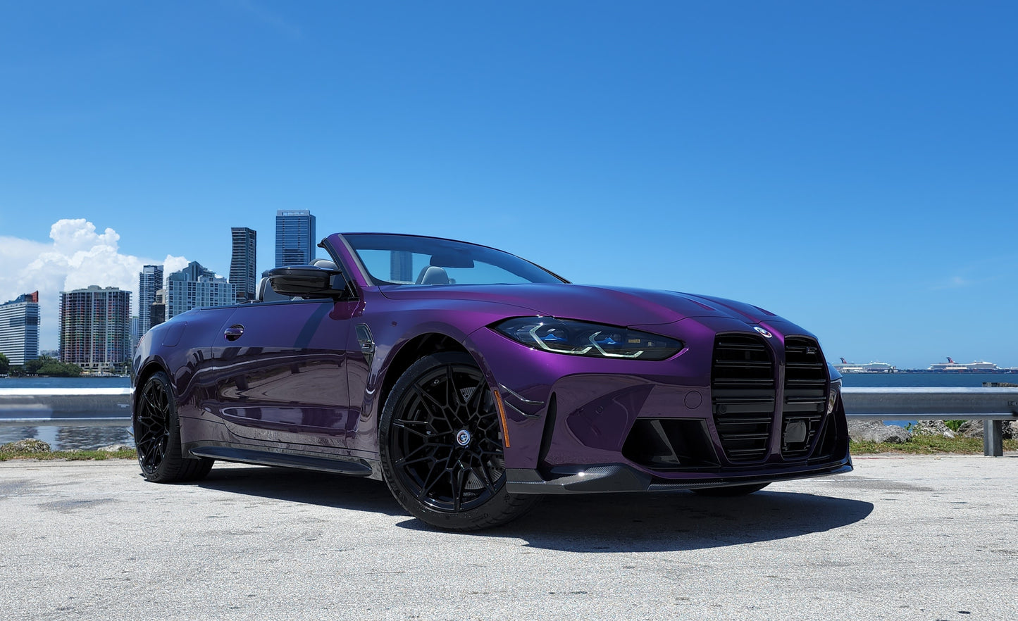 2022 BMW M4 Convertible - Purple