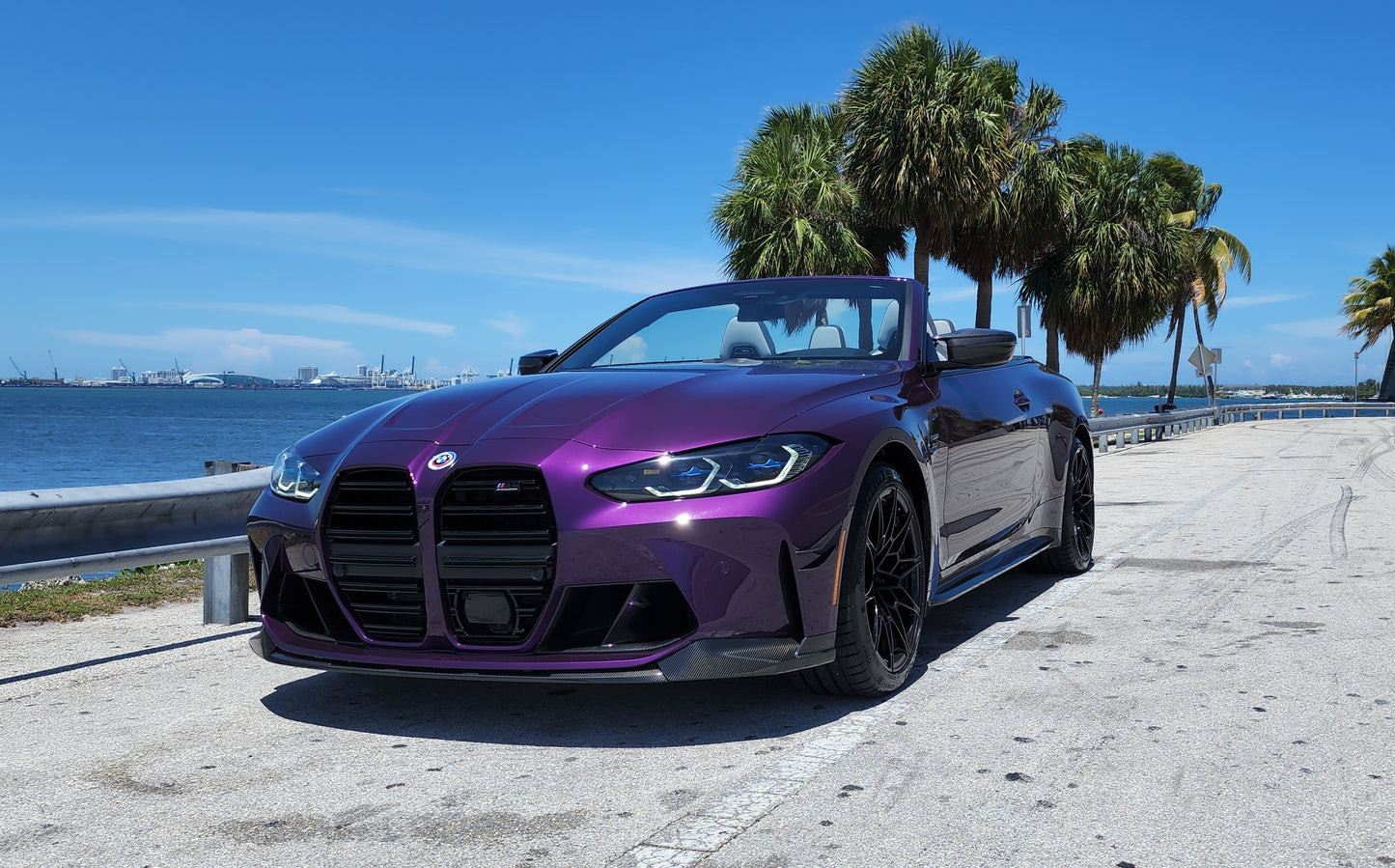 2022 BMW M4 Convertible - Purple